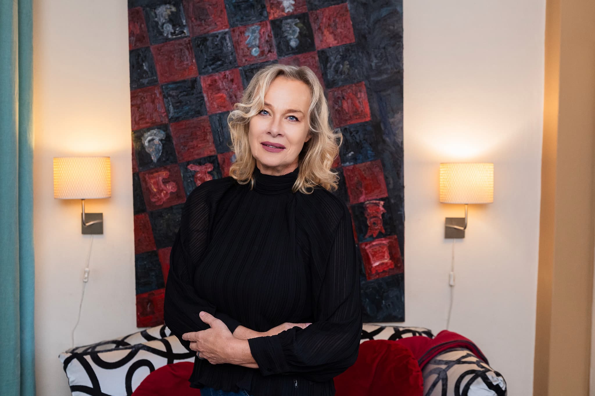 Portrait of Maria in a calm therapy setting